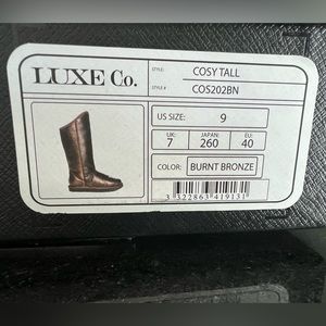 Australia Luxe Co. Cosy tall boot in burnt bronze
